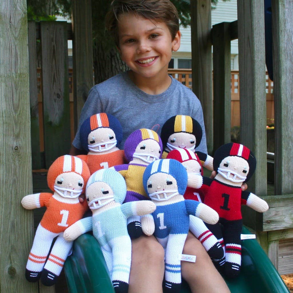 Football Player Knit Doll