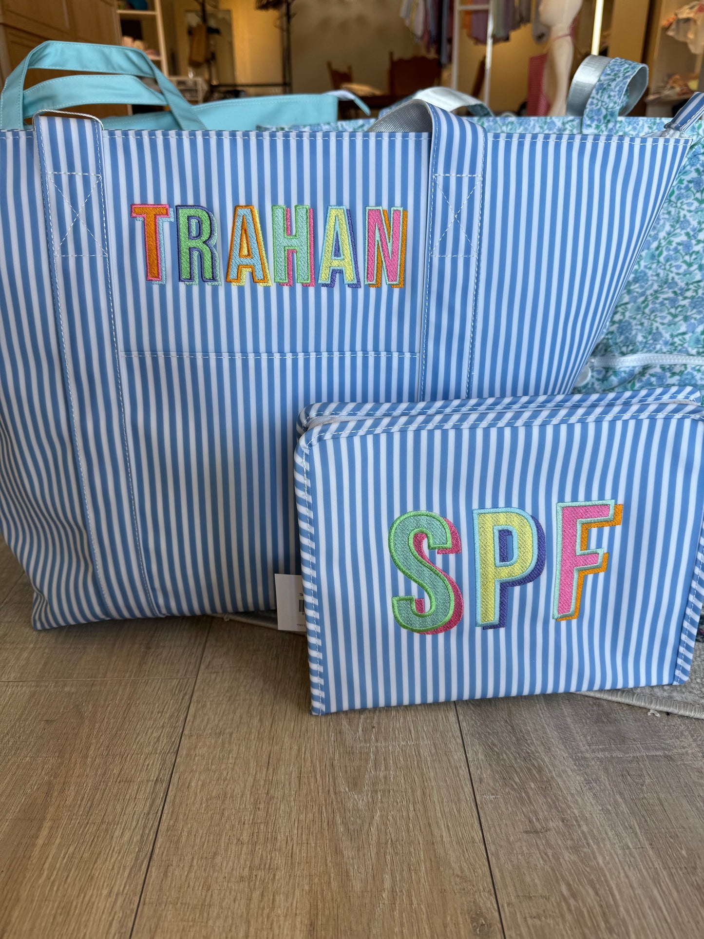 Large Roadie - Pimlico Stripe Chambray by TRVL Designs