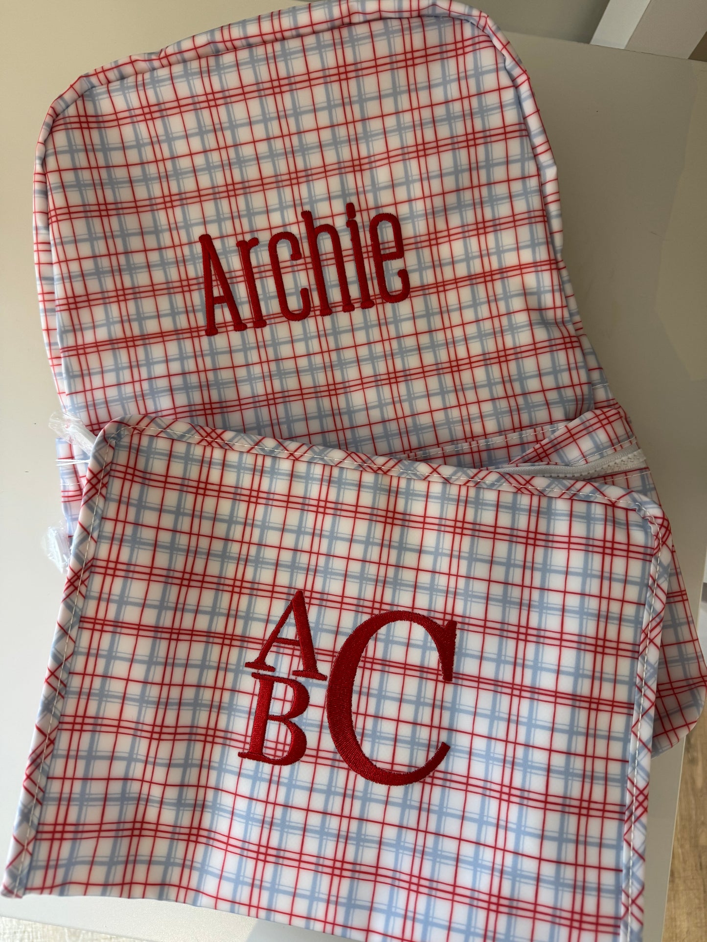 Large Roadie - CLASSIC PLAID RED by TRVL Designs