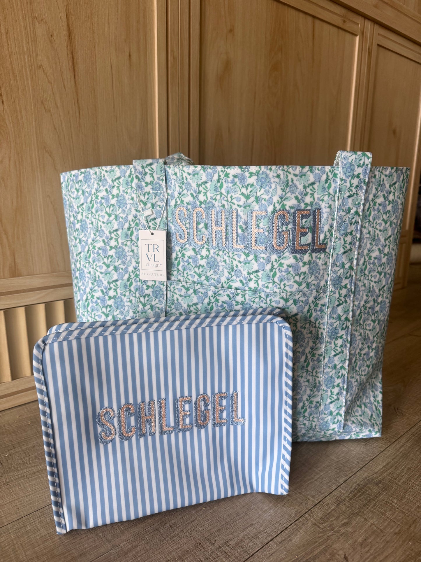 Large Roadie - Pimlico Stripe Chambray by TRVL Designs