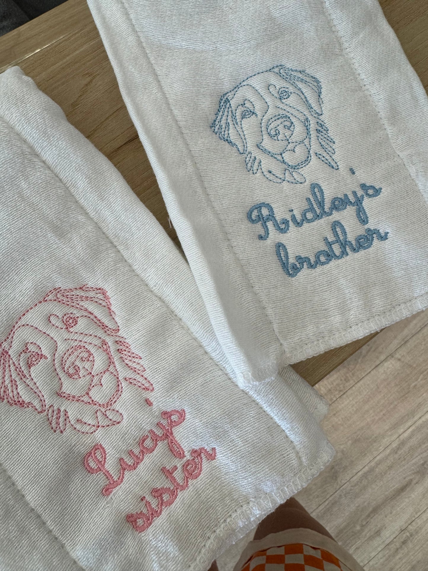 Personalized Pet Burp Cloth
