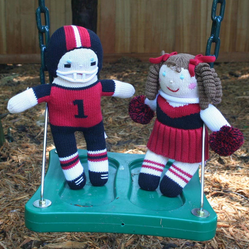Football Player Knit Doll
