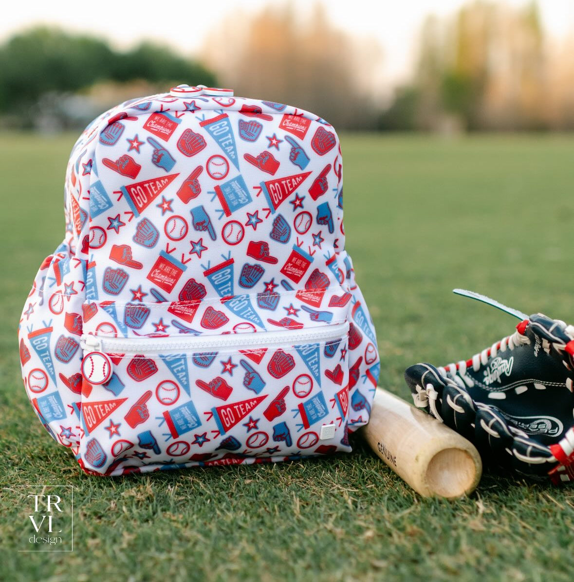 MINI BACKER - PLAY BALL! Mini Backpack by TRVL Designs