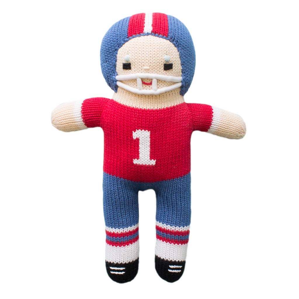 Football Player Knit Doll