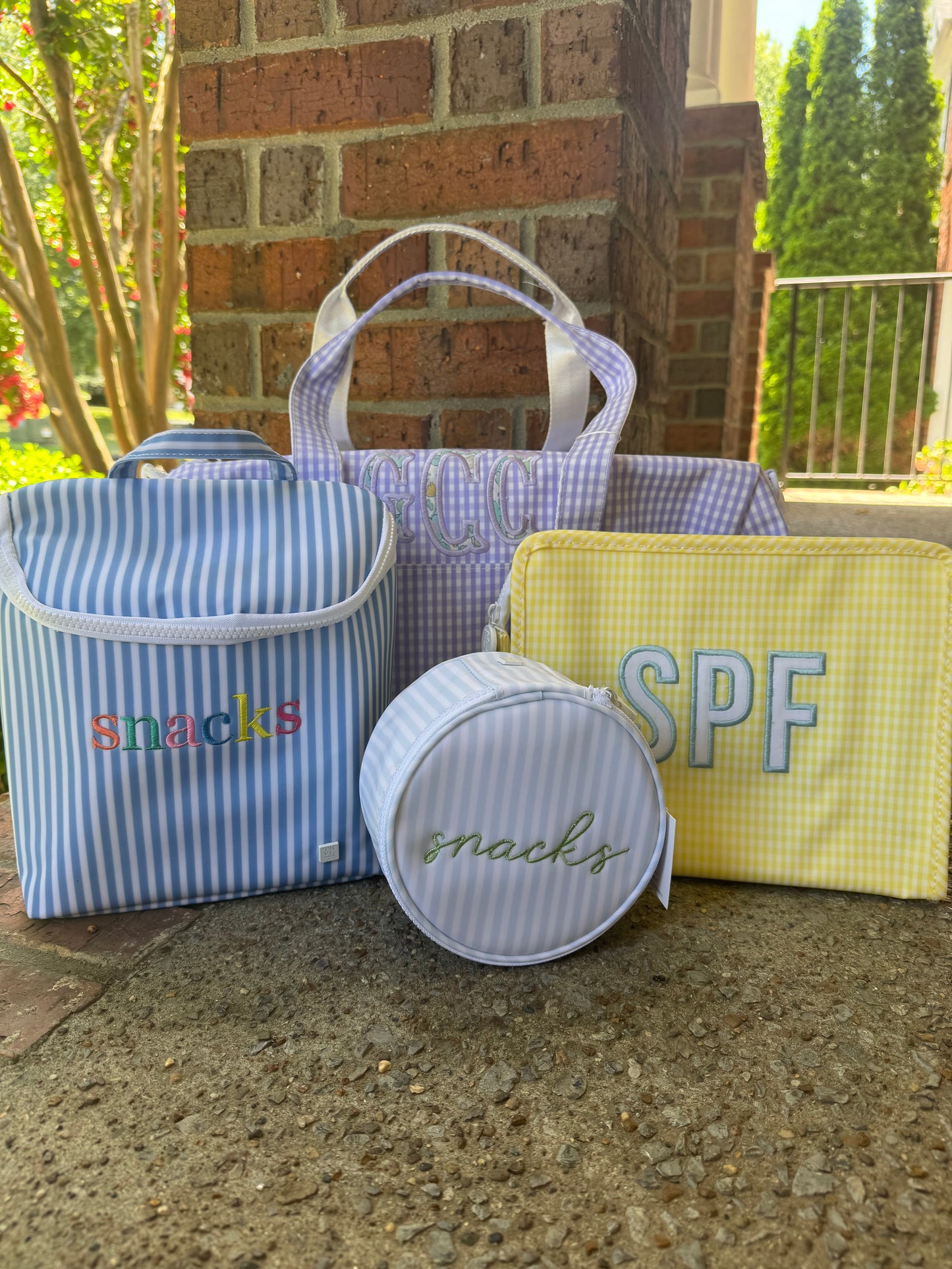 Large Roadie - GINGHAM BUTTERCUP by TRVL Designs
