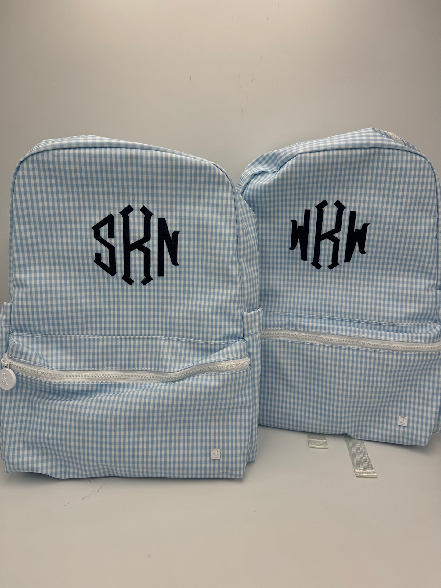BACKPACKER - MIST GINGHAM Backpack by TRVL Designs