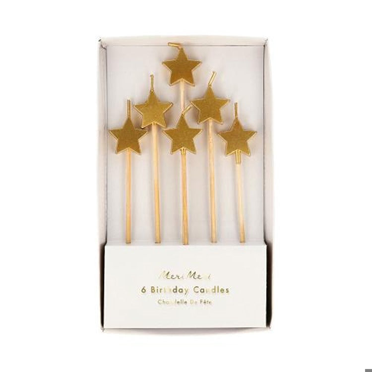 MERI MERI Gold Star Candles