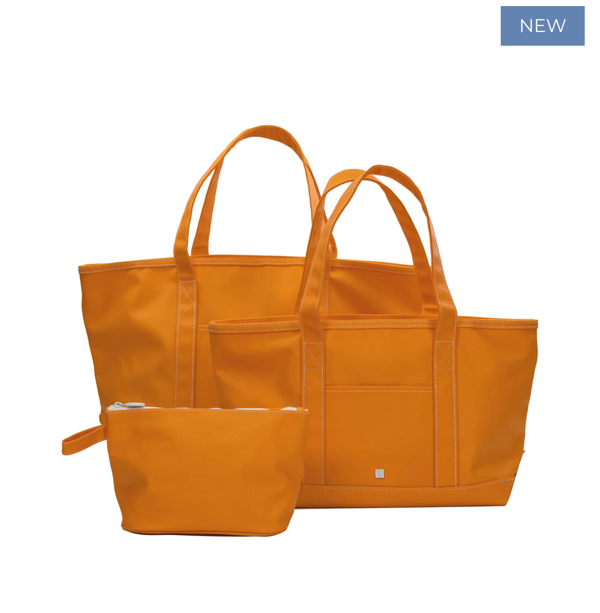 Medium Tote - Coated Canvas Orange