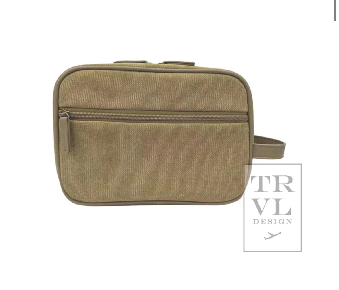 Men’s Kit Case - Toiletry Bag (Coated Canvas Interior) by TRVL Designs