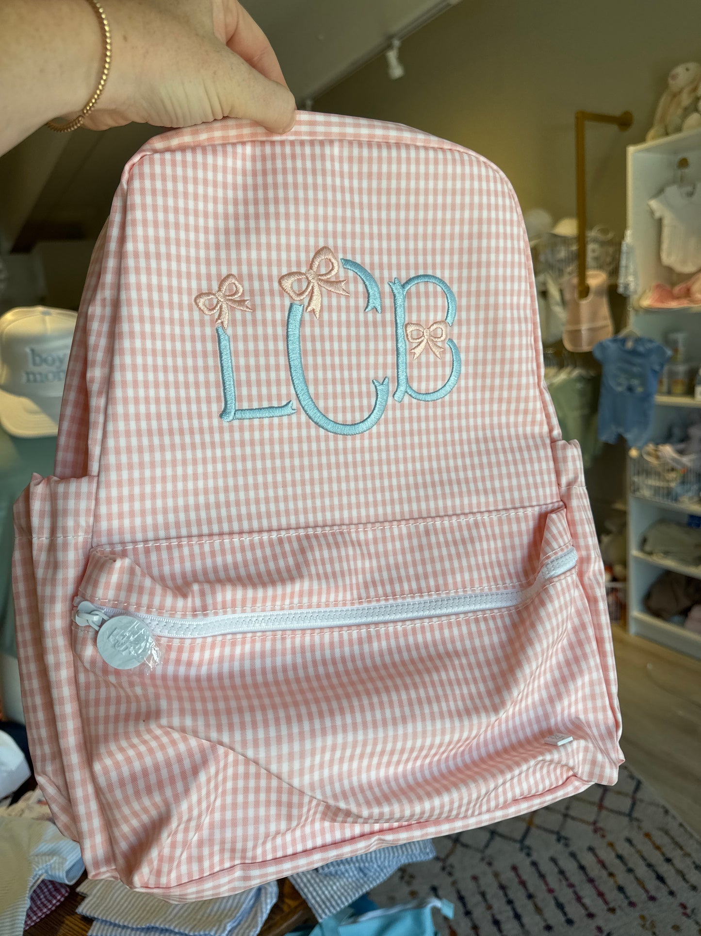 BACKPACKER - Gingham Taffy Backpack by TRVL Designs