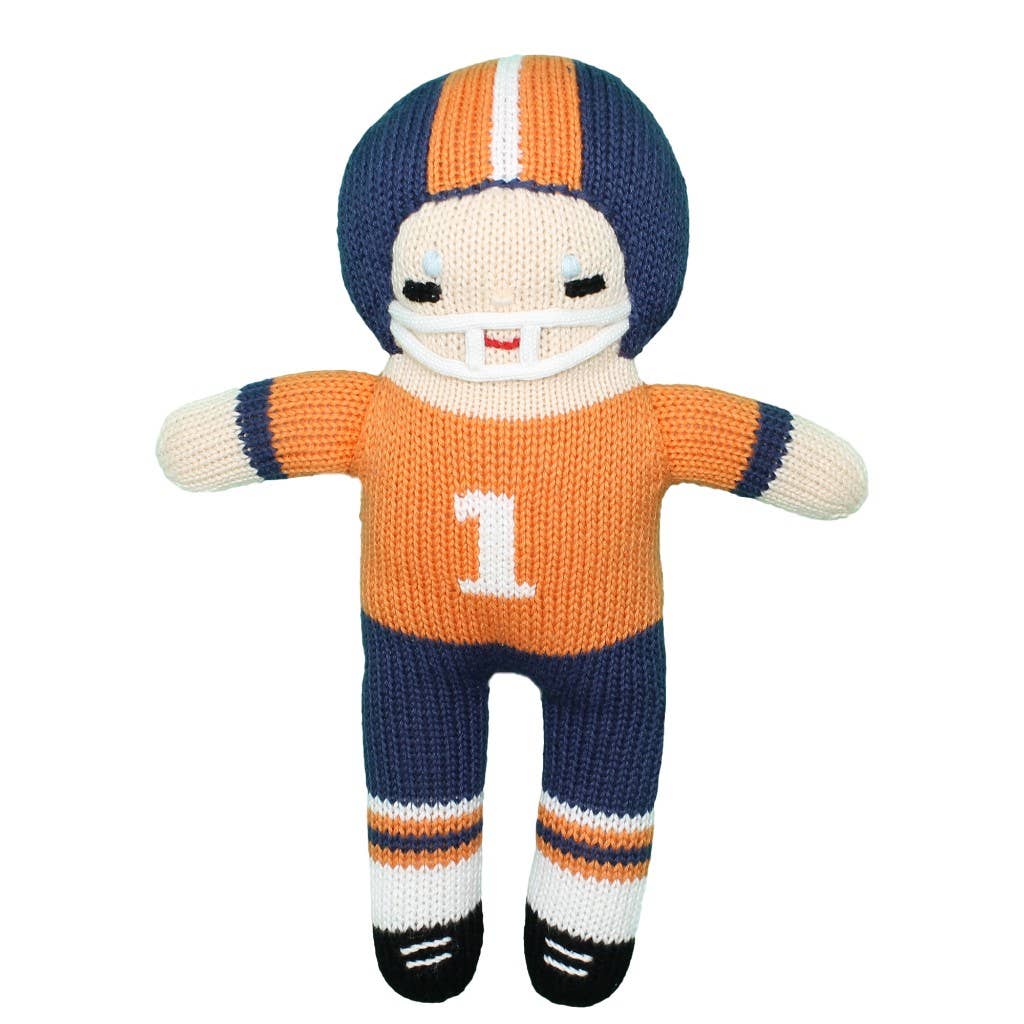 Football Player Knit Doll