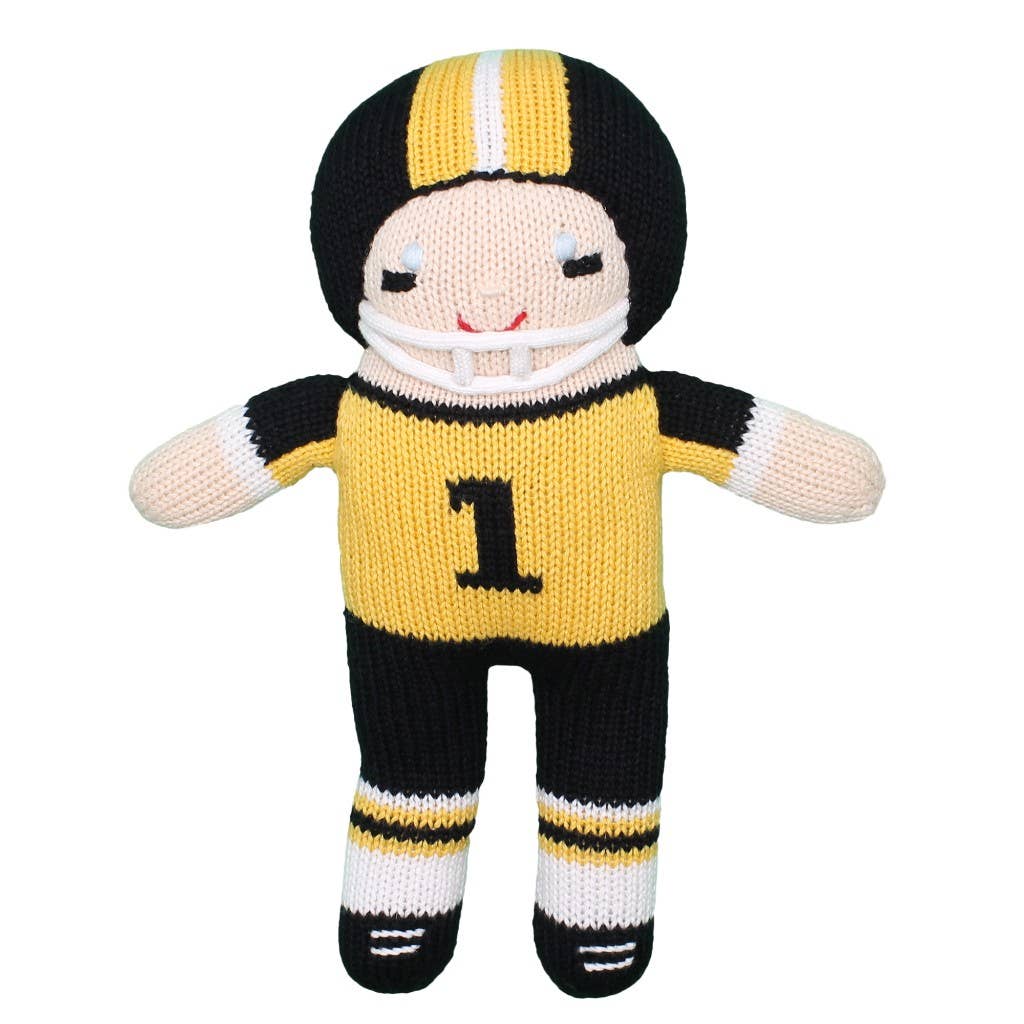 Football Player Knit Doll