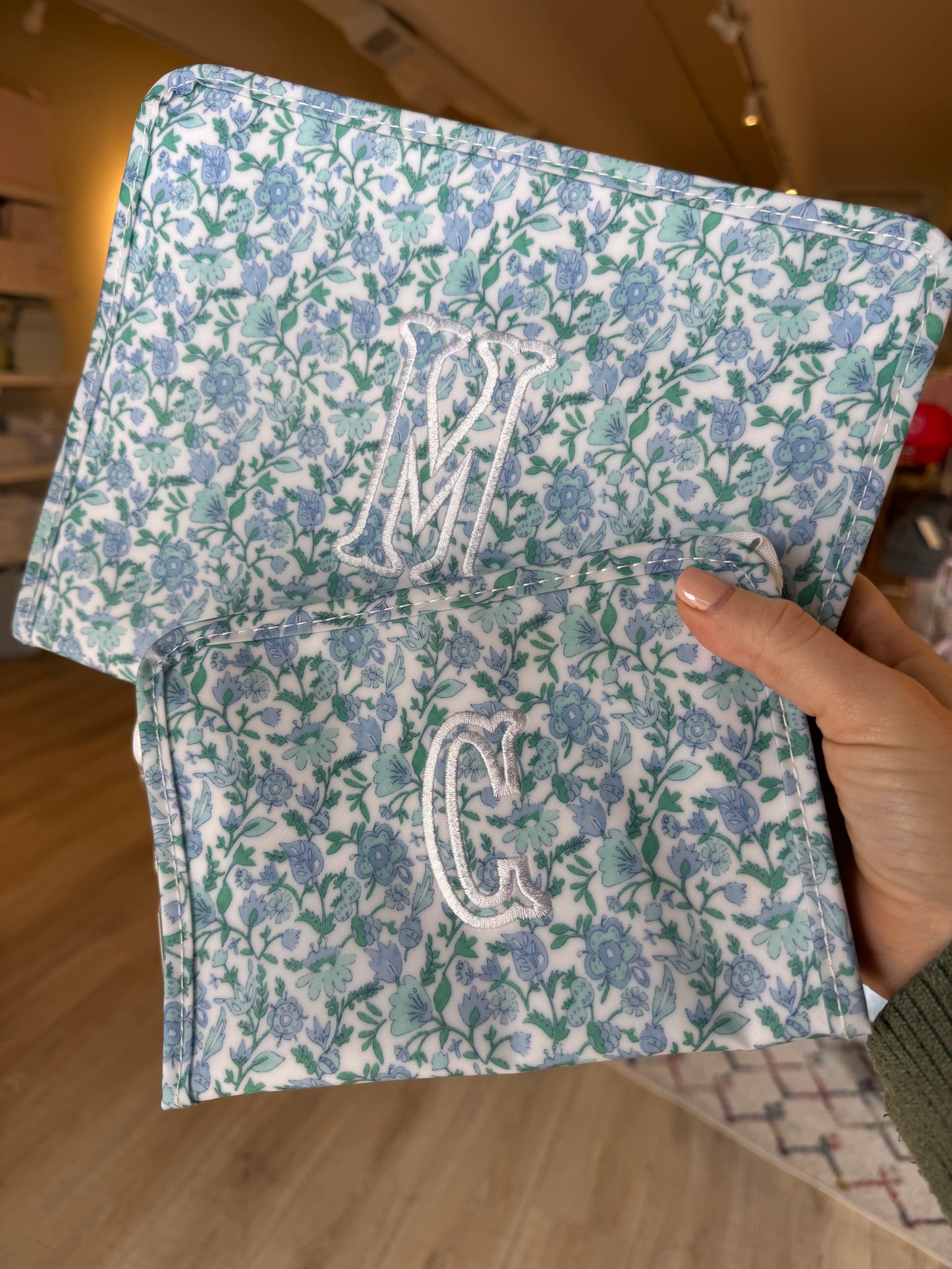 Small Roadie Zip Pouch - Hamptons FLORAL by TRVL Designs