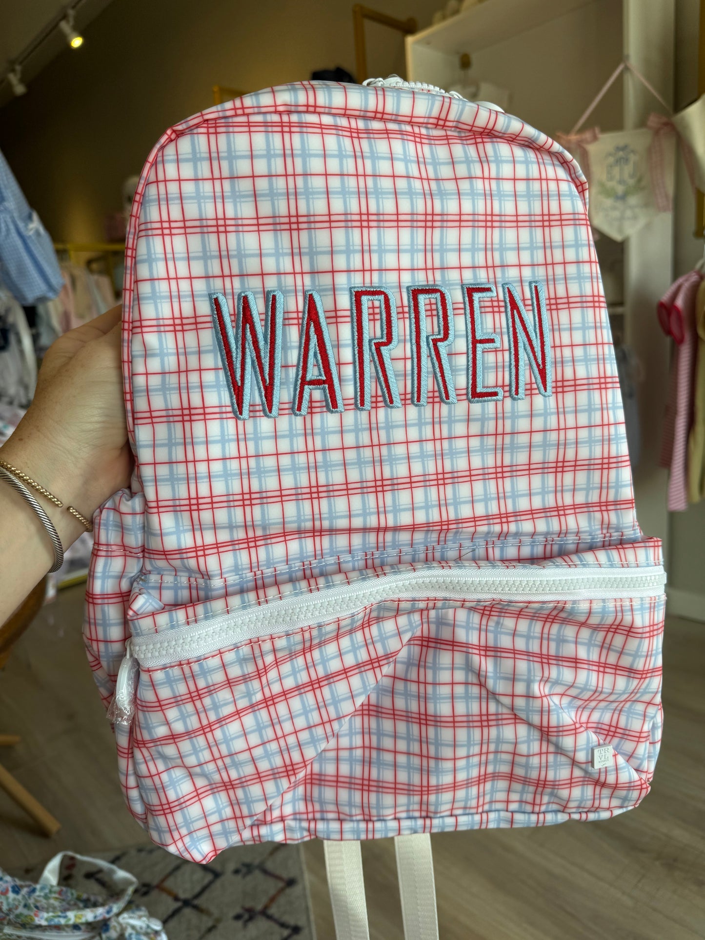 BACKPACKER - Classic Plaid Red Backpack by TRVL Designs