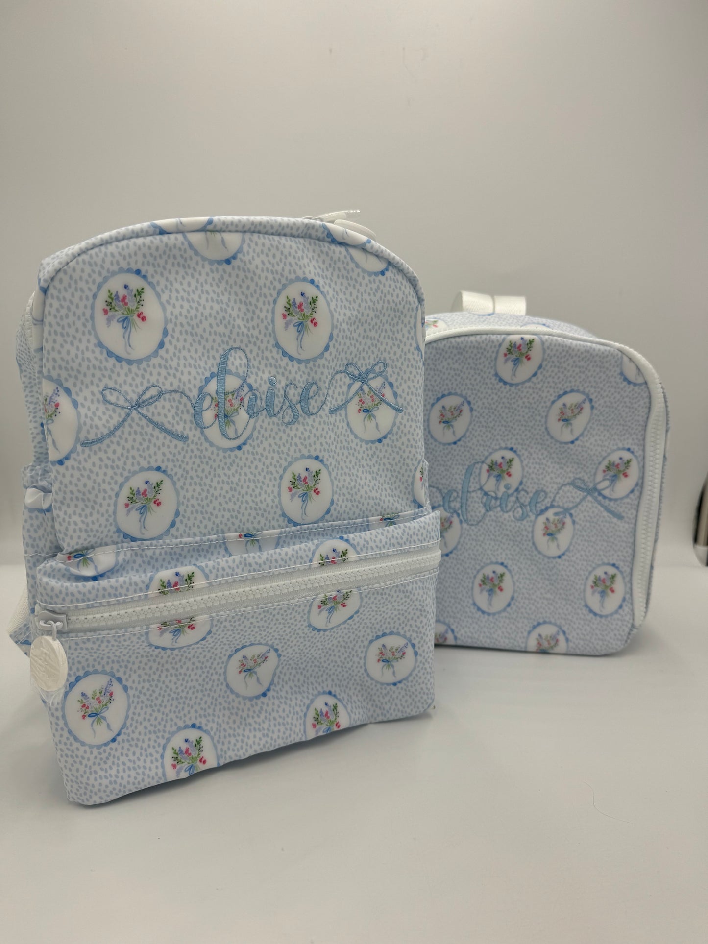 BRING IT Lunch Bag - FLORAL MEDALLION BLUE by TRVL Designs