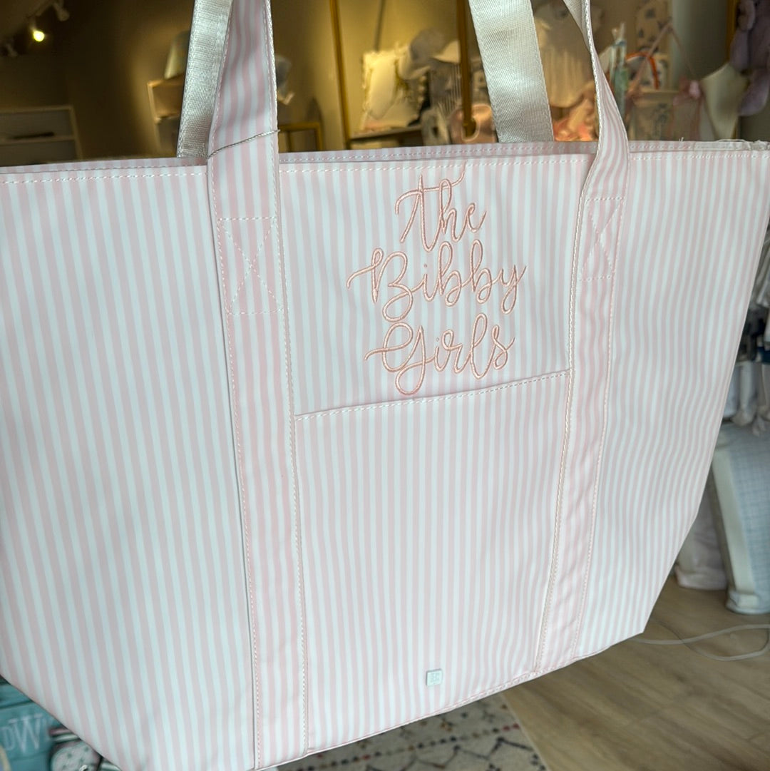 JUMBO TOTE - X-Large Tote PIMLICO STRIPE PINK