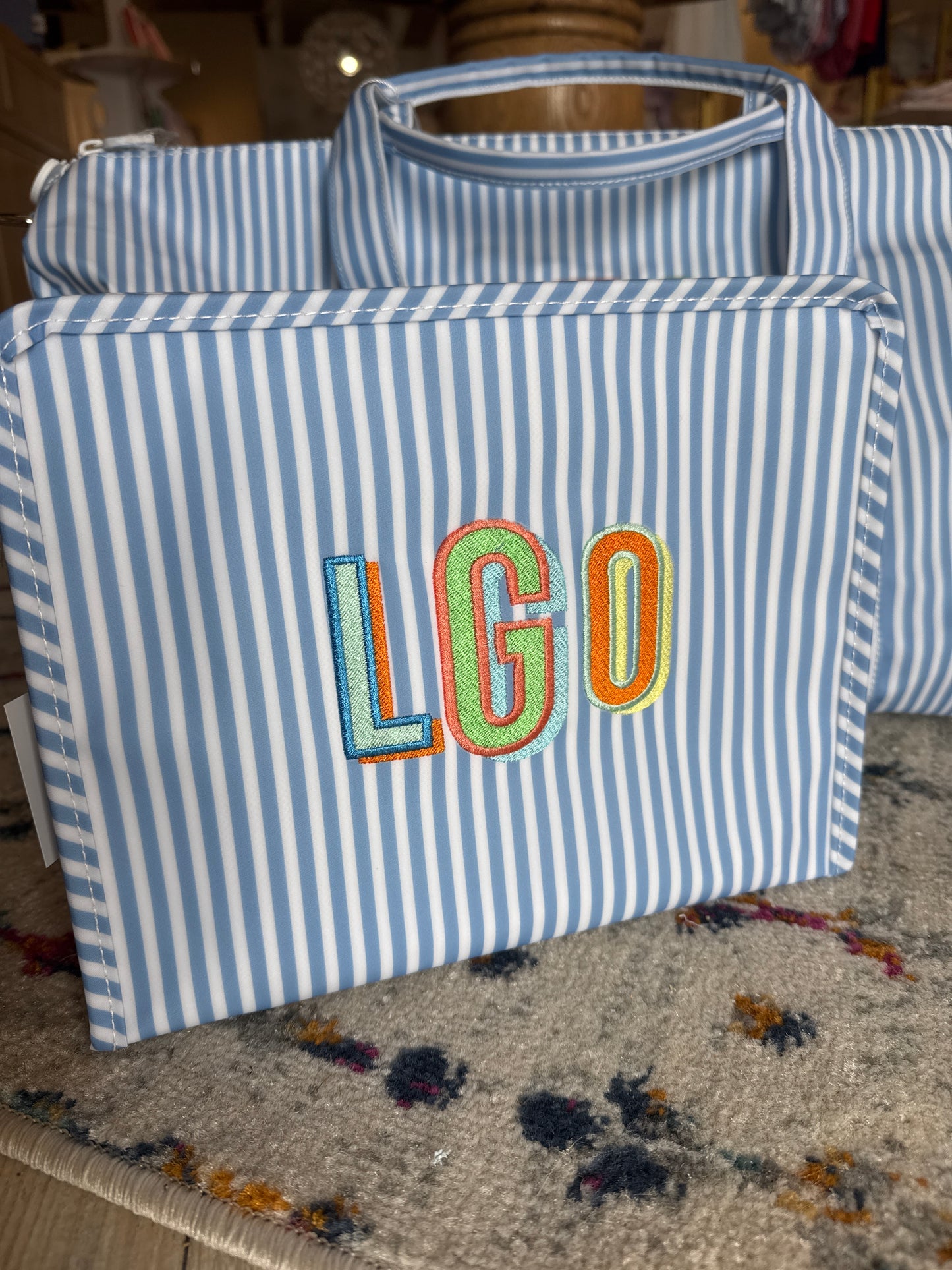 Large Roadie - Pimlico Stripe Chambray by TRVL Designs