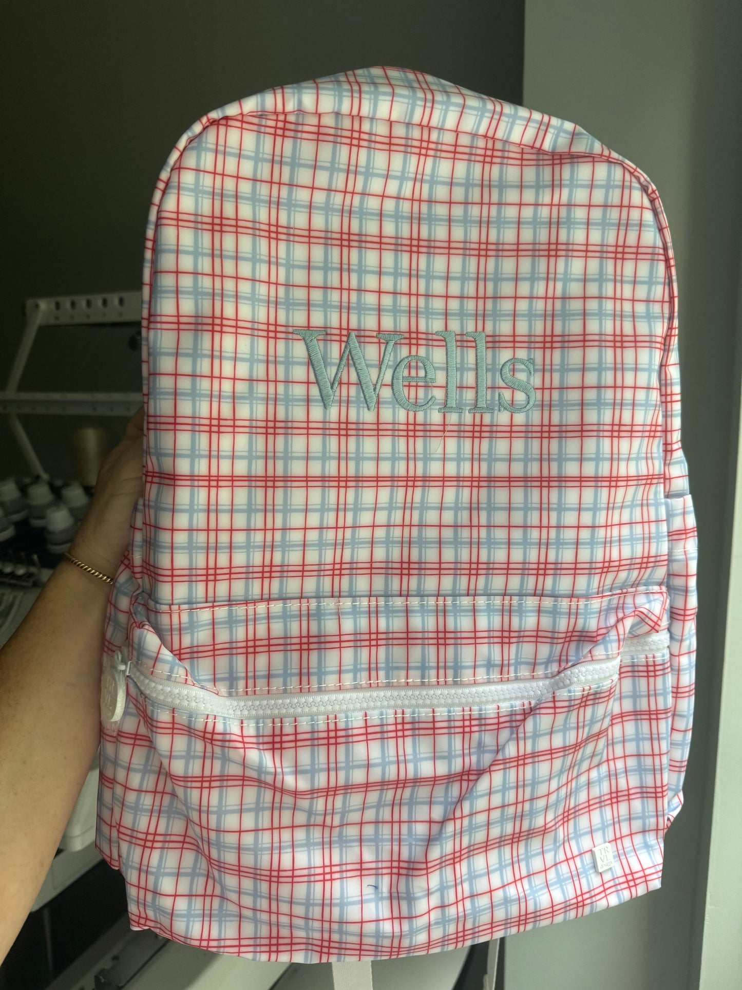 BACKPACKER - Classic Plaid Red Backpack by TRVL Designs