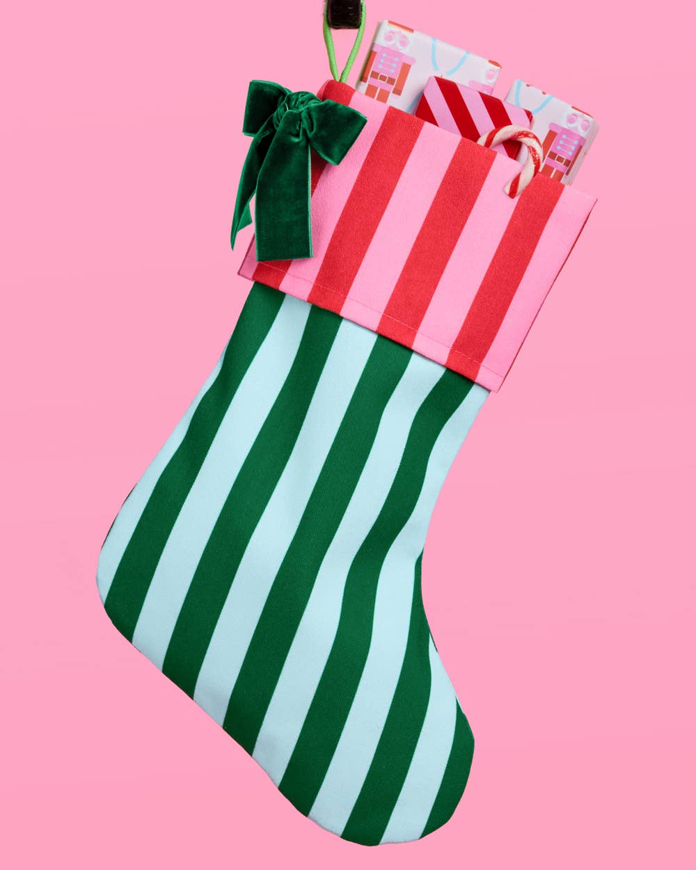 Striped Stocking - Xmas Christmas Holiday Tree