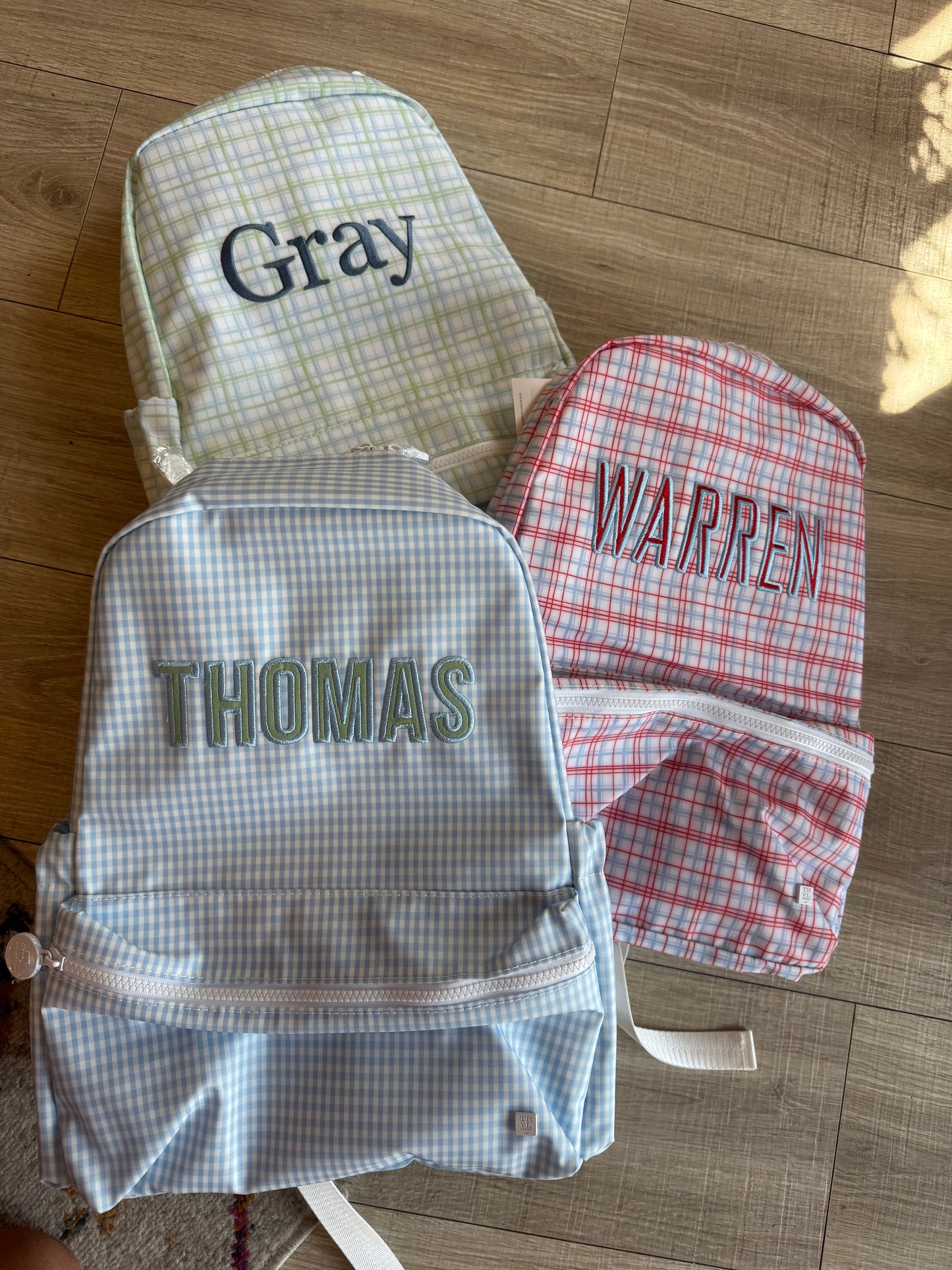 BACKPACKER - Classic Plaid Red Backpack by TRVL Designs