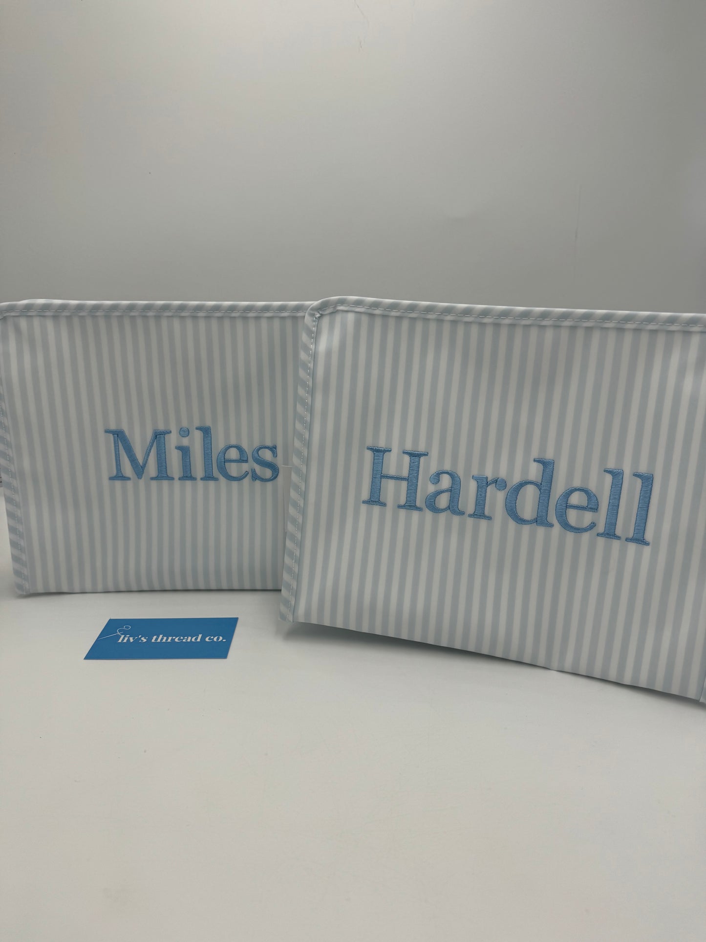 Large Roadie - Pimlico Blue Stripe