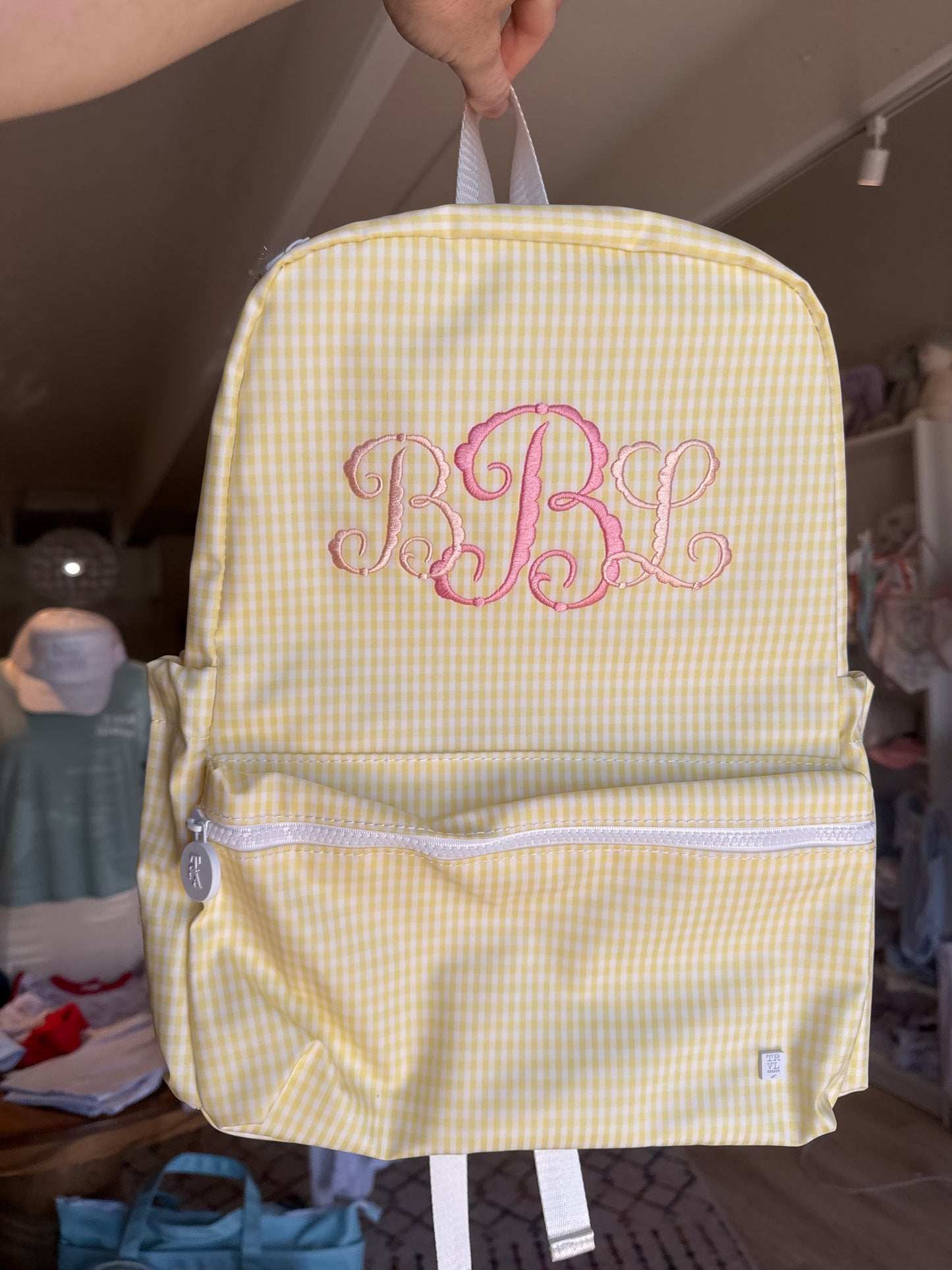 BACKPACKER - Gingham Buttercup Backpack by TRVL Designs