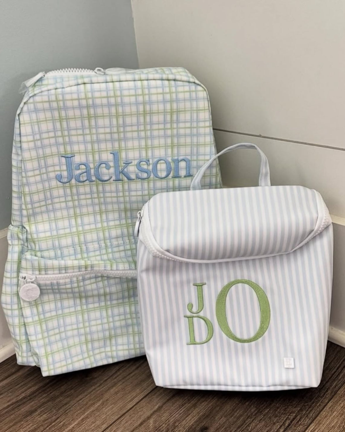 TAKE AWAY Lunch Bag - Insulated PIMLICO STRIPE BLUE by TRVL Designs