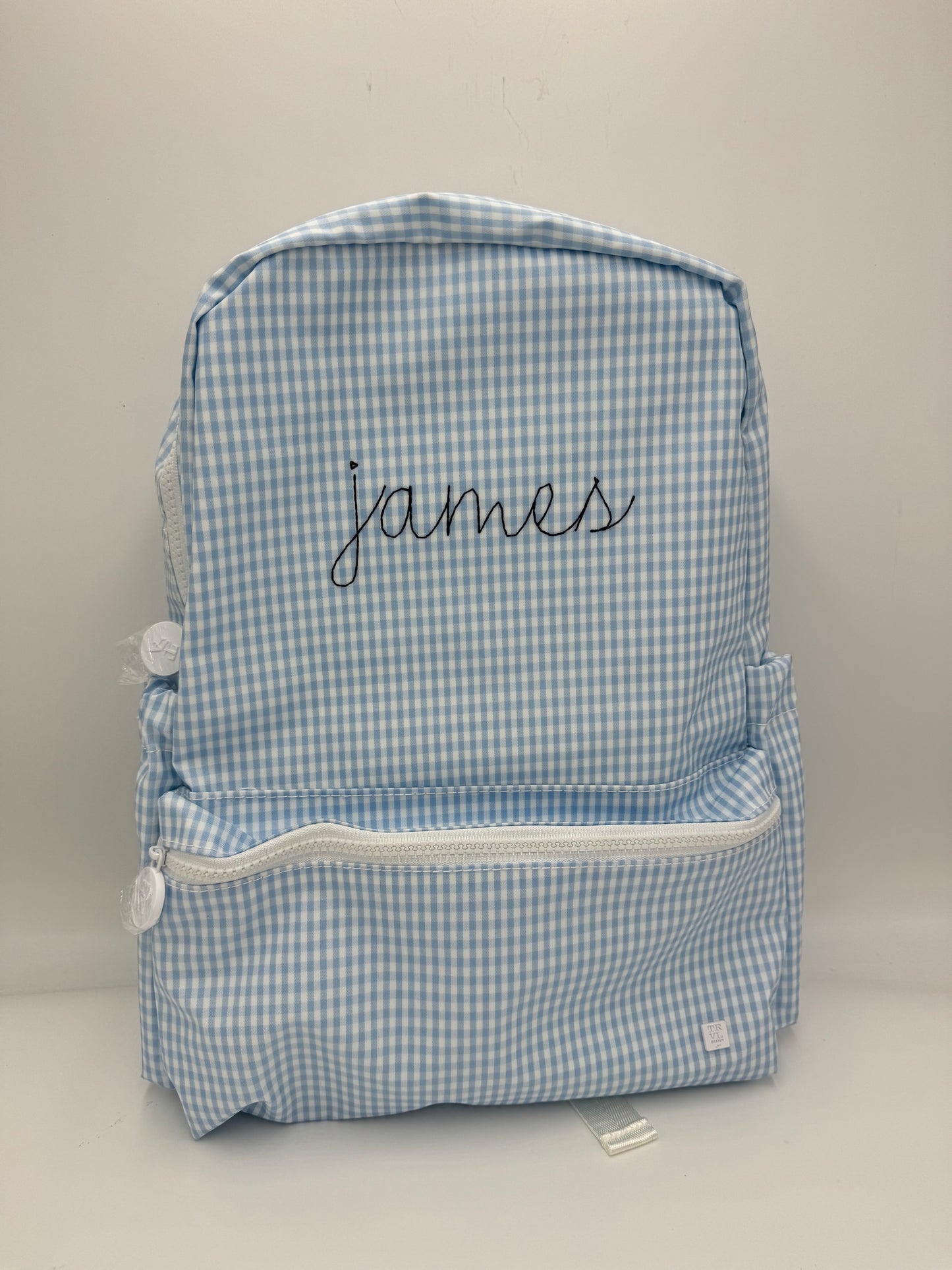 BACKPACKER - MIST GINGHAM Backpack by TRVL Designs