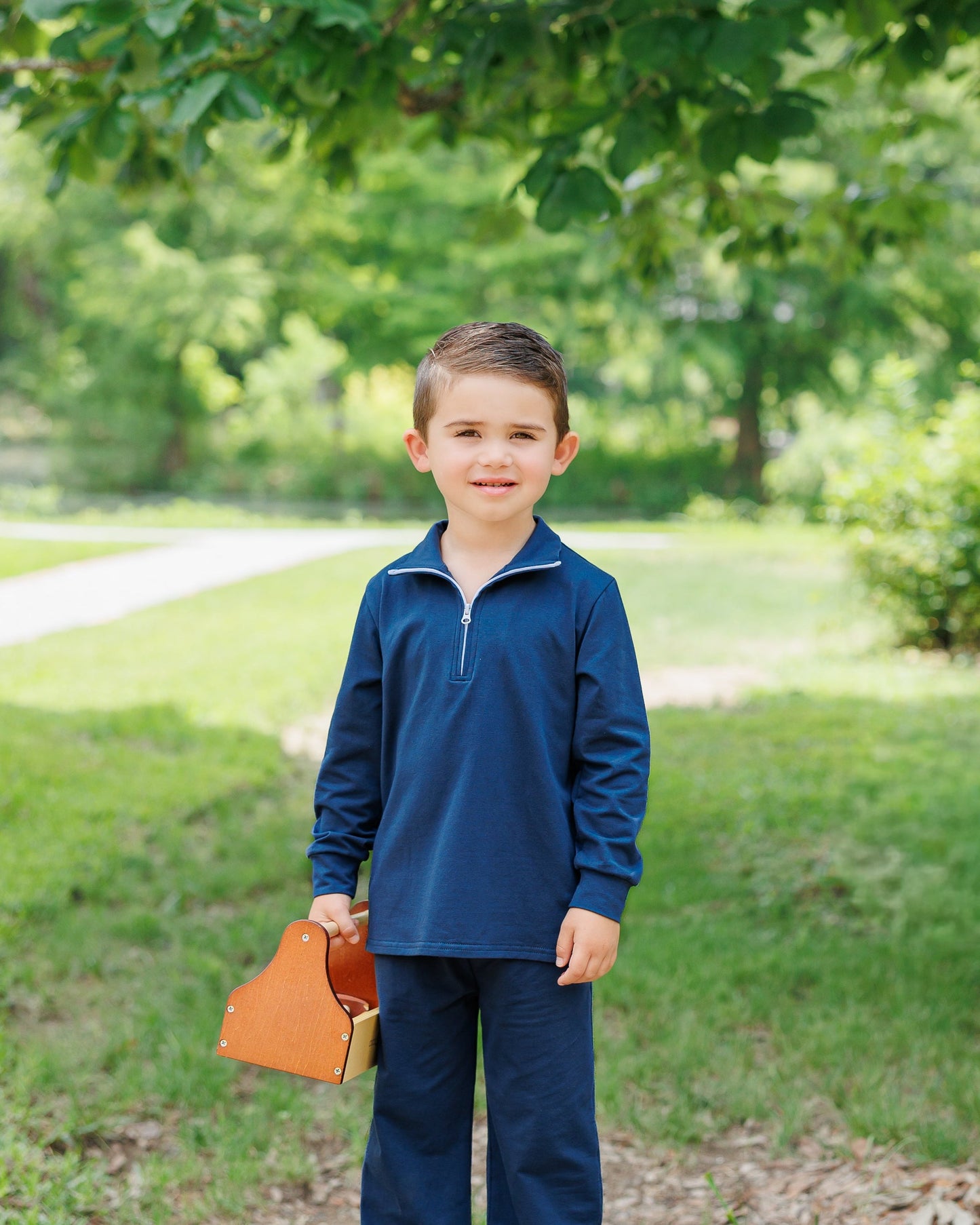 Evan Pullover Set- Navy (Fall Preorder ETA September)