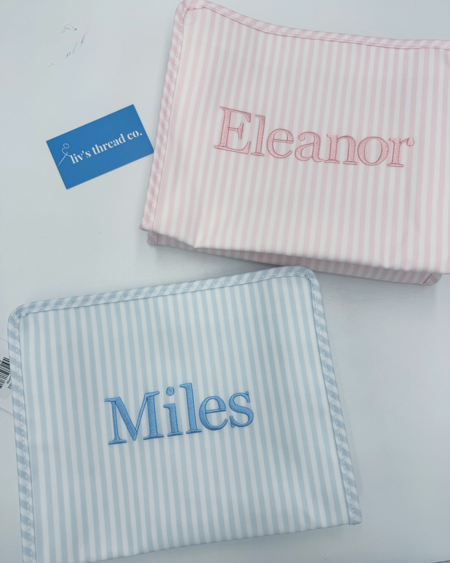 Large Roadie - Pimlico Blue Stripe