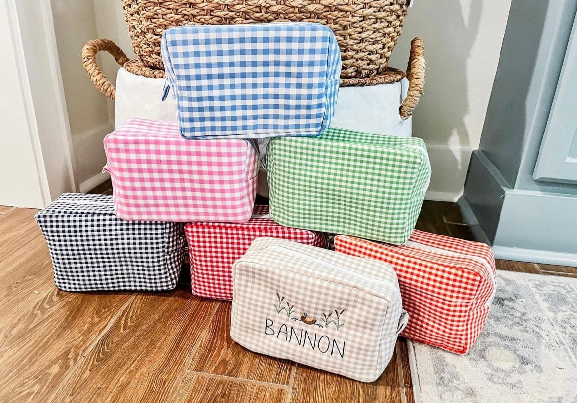 Gingham Carry All Bag