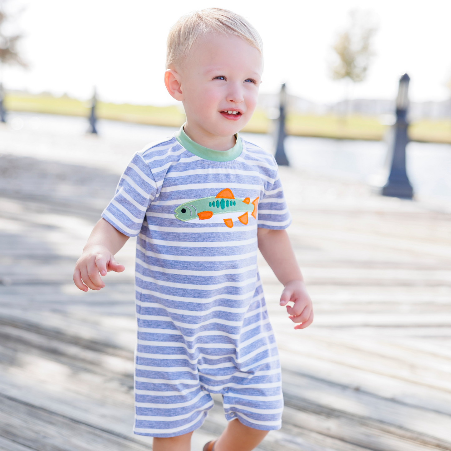 Fish Applique Romper