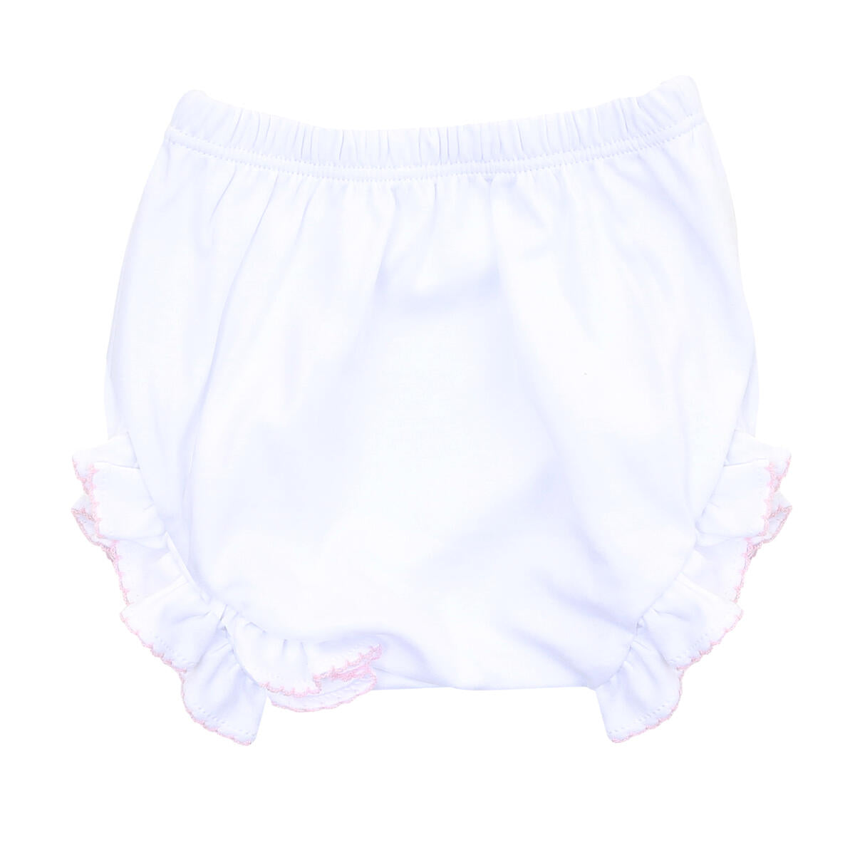 Magnolia Baby Pink Trim Monogram Diaper Cover