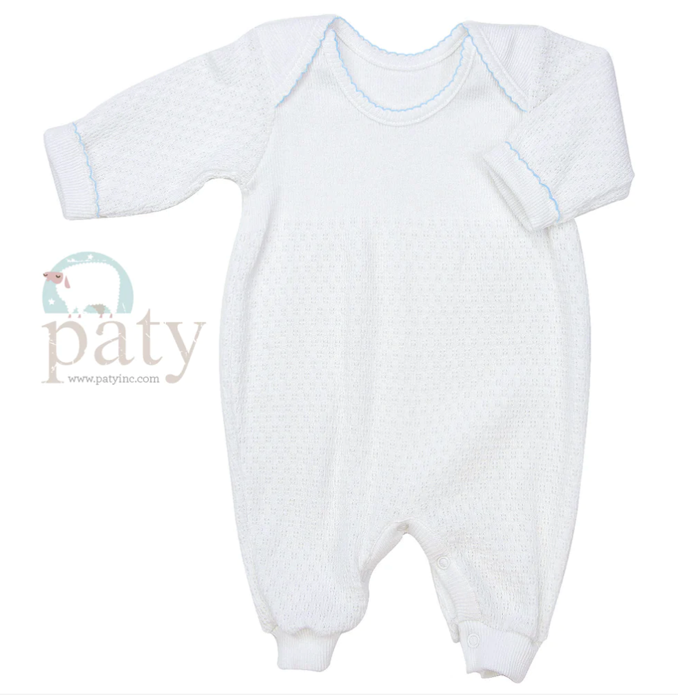 Paty Long Sleeve Lap Shoulder Romper