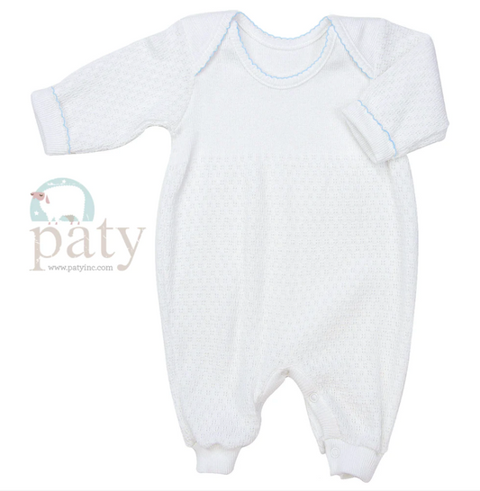Paty Long Sleeve Lap Shoulder Romper