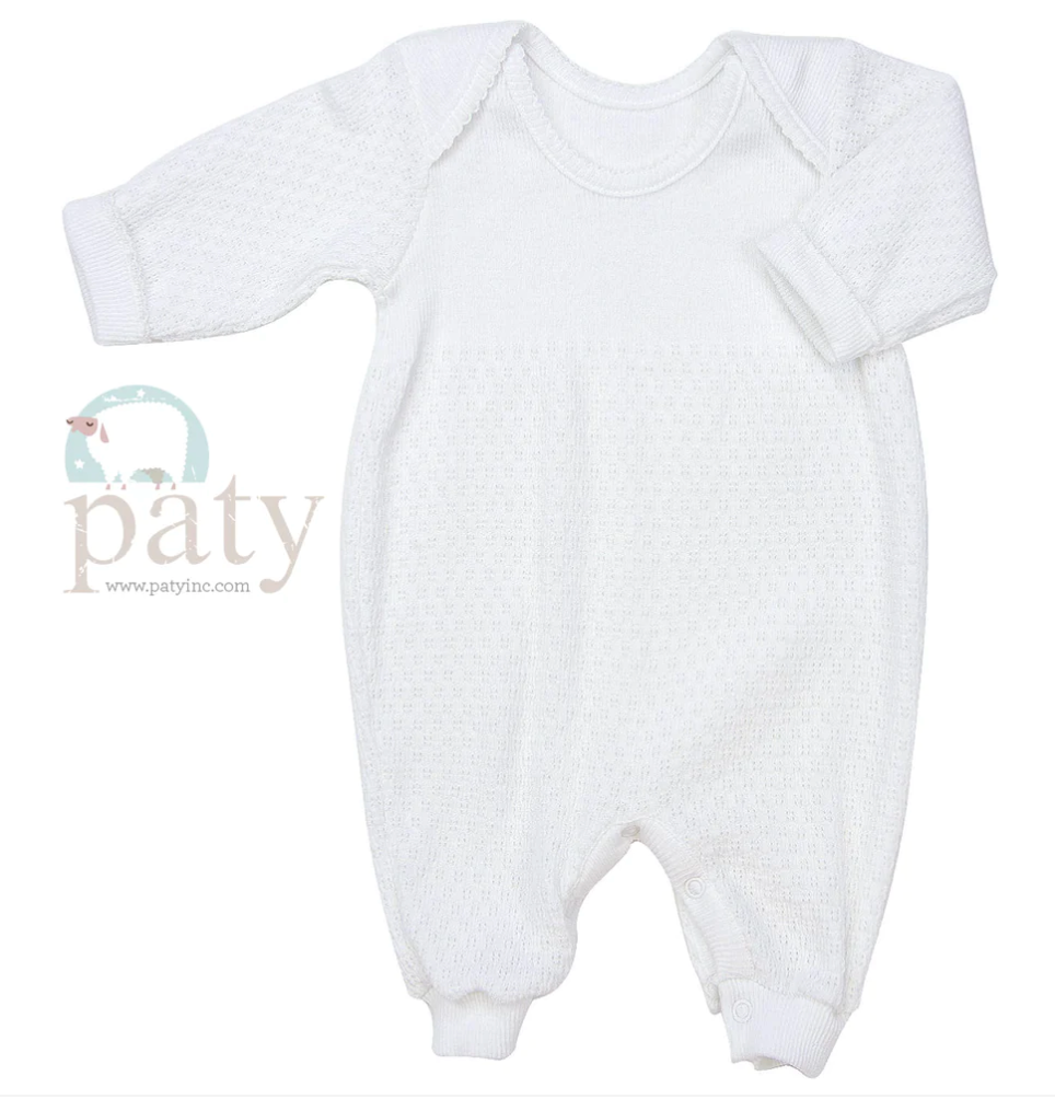 Paty Long Sleeve Lap Shoulder Romper