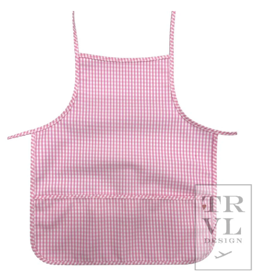 Apron - Pink Gingham by TRVL Designs