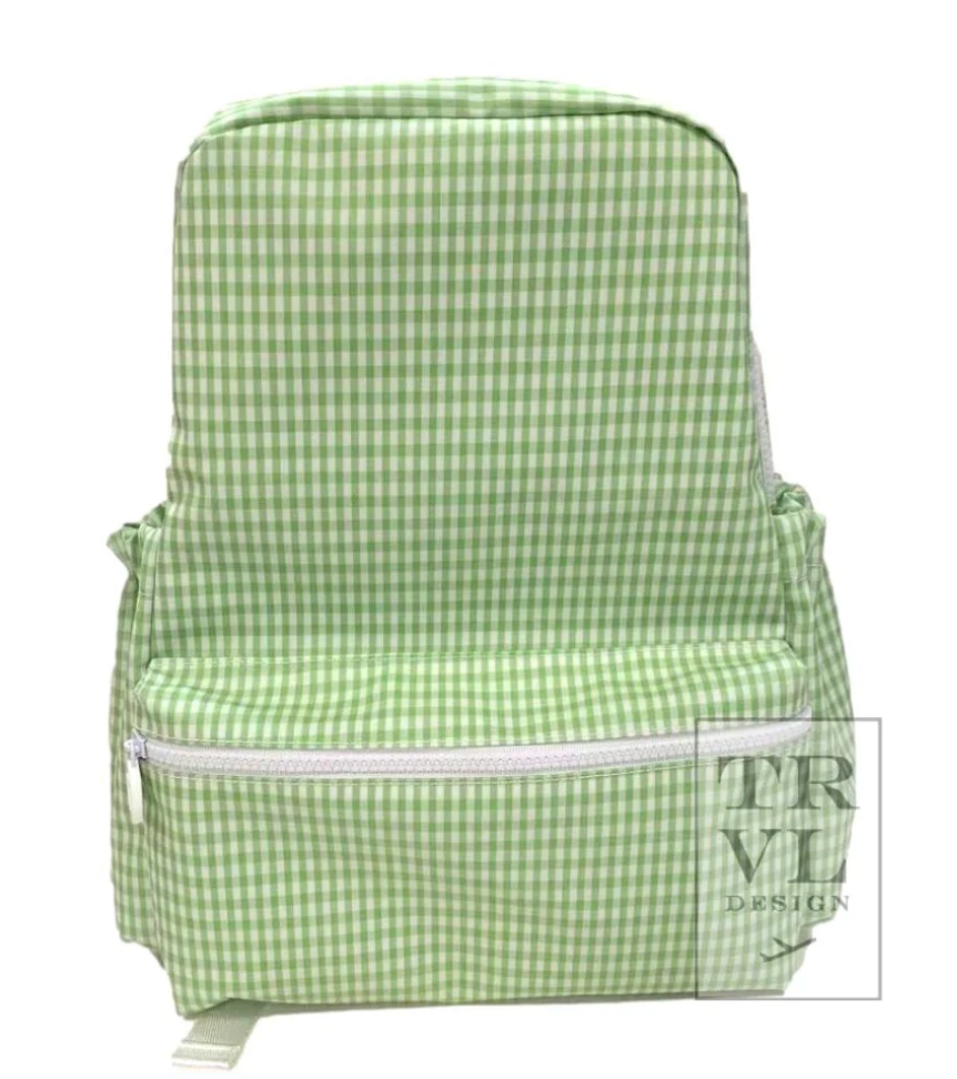 BACKPACKER - GINGHAM LEAF Backpack by TRVL Designs