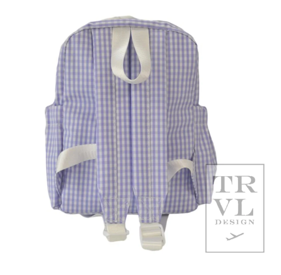 MINI BACKER - GINGHAM LILAC by TRVL Designs