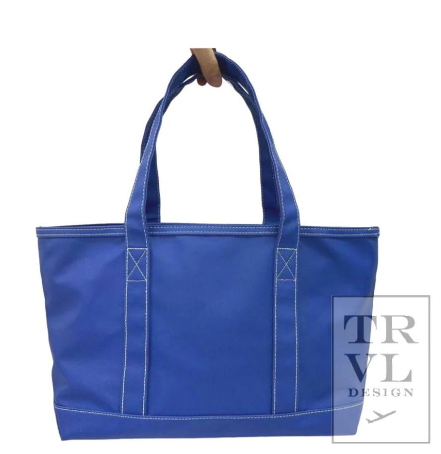 Medium Tote - Coated Canvas Blue Bell