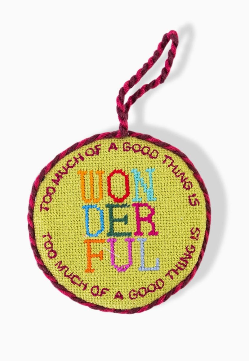 Needlepoint Ornament - Good Thing