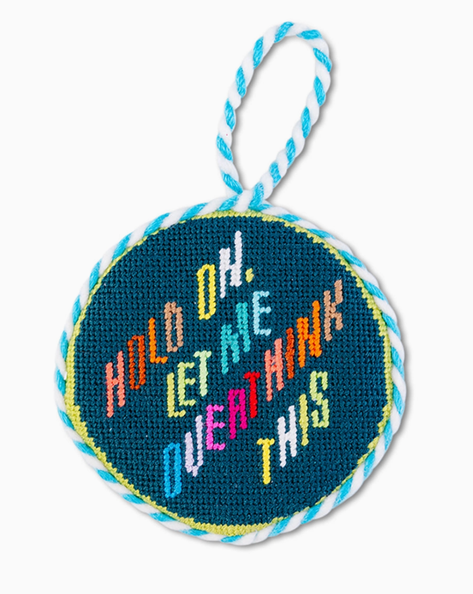 Needlepoint Ornament - Overthink