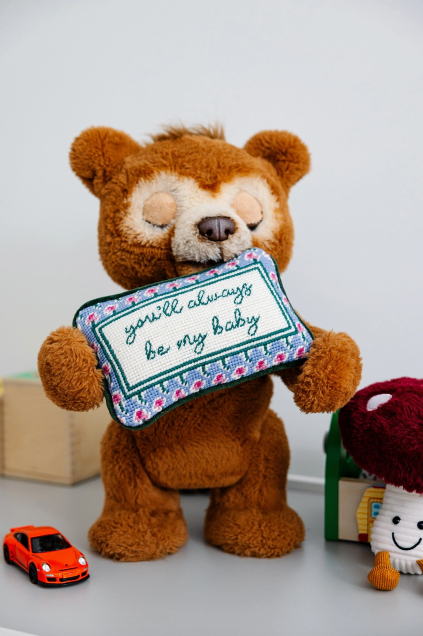 Be My Baby Mini Needlepoint Pillow