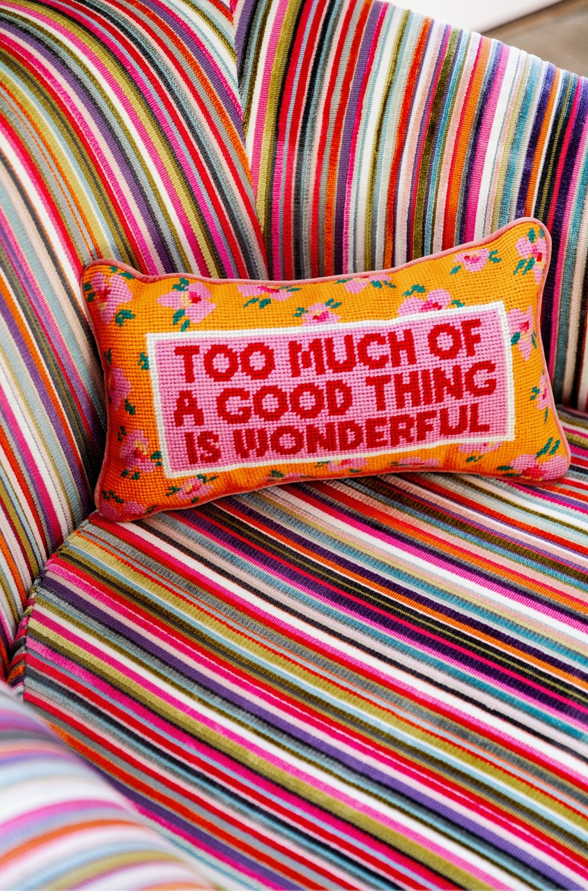 Wonderful Needlepoint Pillow