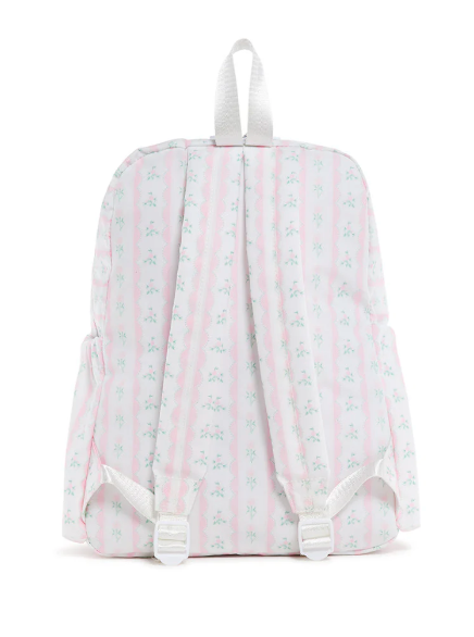 BACKPACKER - Ribbon Floral Pink Backpack by TRVL Designs