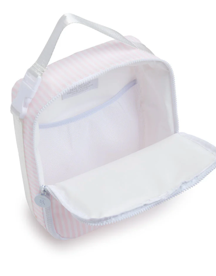 LUNCH BOX Insulated Lunch Bag - RIBBON FLORAL PINK By TRVL Designs