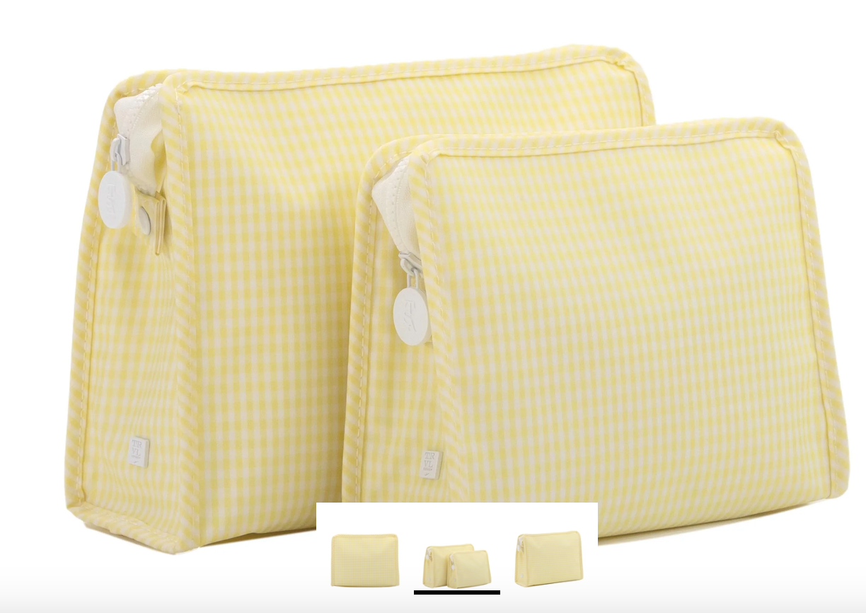Large Roadie - GINGHAM BUTTERCUP by TRVL Designs