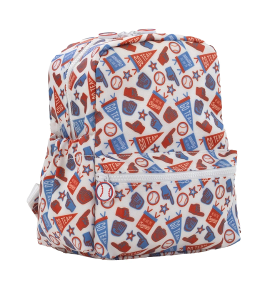MINI BACKER - PLAY BALL! Mini Backpack by TRVL Designs