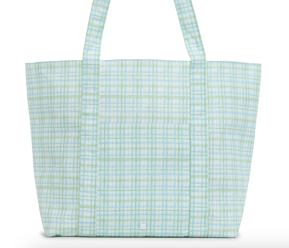 JUMBO TOTE - X-Large Tote CLASSIC PLAID GREEN