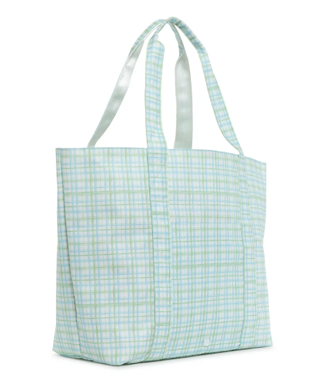 JUMBO TOTE - X-Large Tote CLASSIC PLAID GREEN